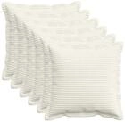 vidaXL Kissenbez&uuml;ge vidaXL Kissenbezug 6 stk. HOUTEN Creme 30 x 30 cm Cord