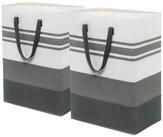 LuxusKollektion W&auml;schetonne W&auml;schekorb 2er Set 75L W&auml;schesammler...