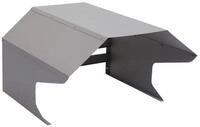 PROREGAL&reg; M&auml;hroboter-Garage M&auml;hroboter-Garage 41x60x70cm Metall Grau Dach