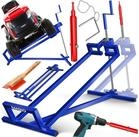 MASKO Rasentraktor Heber 450kg Hebevorrichtung f&uuml;r Aufsitzm&auml;her mit Adapter...