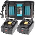 AccuCell Powerset bestehend aus 2x BL18500 Akku und 2fach Schnellladeger&auml;t f&uuml;r
