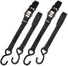 LuxusKollektion Zurrgurt Zurrgurte 2er Set 5 m mit Ratsche S-Haken beschichtet...