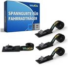 LuxusKollektion Spanngurt Spanngurt Fahrradtr&auml;ger 4x40cm 200kg (4-St)