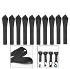 LuxusKollektion Spanngurt Spanngurt Zurrschlaufen 20cm Soft 125kg Schwarz...