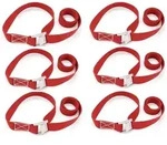 LuxusKollektion Spanngurt Spanngurt Set 6tlg. 1m rot bis 100kg (6-St)