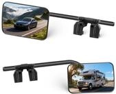 LuxusKollektion Autospiegel Anh&auml;ngerspiegel 2 St&uuml;ck Universal Clip-On 360 Grad