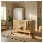 HOME DELUXE Kinderbett COCO - 72 &times; 140 &times; 84&nbsp;cm, h&ouml;henverstellbar, entnehmbaren