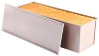 LuxusKollektion Brotbackform Brotbackform mit Deckel 1200g Teig 38cm