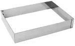 Schneider GmbH Backrahmen Edelstahl - Rechteck 30 cm x 22 cm x 4 cm
