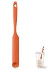 LuxusKollektion Teigschaber Spatel Sauerteig L&ouml;ffelspitze Orange