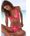 s.Oliver Triangel-Bikini-Top Jayce, mit goldfarbigen Zierring rot 40