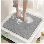 LuxusKollektion Duschmatte Duschmatte Rutschfest Badewannenmatte Grau 53 x 53 cm