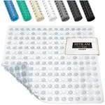 LuxusKollektion Duschmatte Duschmatte Antirutsch Saugn&auml;pfe Transparent 53 x 53...