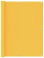 vidaXL Markise vidaXL Balkon-Sichtschutz Gelb 120x500 cm Oxford-Gewebe