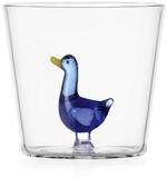 Glas Ichendorf Tumbler Gans Blau Tierfarm