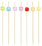 PAPSTAR Partyspie&szlig;e Fingerfood - Picker 12 cm farbig sortiert Square 600 Stk