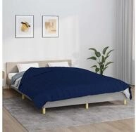 vidaXL Gewichtsdecke vidaXL Gewichtsdecke Blau 200x225 cm 9 kg Stoff