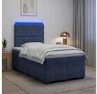vidaXL Bettgestell vidaXL Boxspringbett mit Matratze Dunkelgrau 120 x 190 cm...