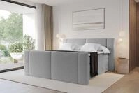 ALTDECOR Boxspringbett EVON-Z KING (Multipocket-Matratze H4, H3 Matratze