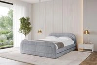 ALTDECOR Polsterbett LERIS-Z-v1 (Polsterbett mit Bettkasten und Lattenrost,...