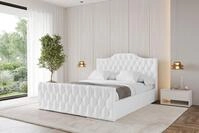 ALTDECOR Polsterbett FALIO-Z (Polsterbett mit Bettkasten und Lattenrost,...
