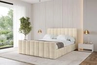 ALTDECOR Polsterbett FINO-Z (Polsterbett mit Bettkasten und Lattenrost, Boxbett...