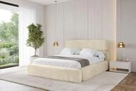 ALTDECOR Polsterbett ENORA (Polsterbett mit Bettkasten und Lattenrost, Boxbett...