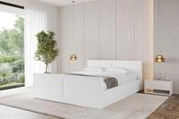 ALTDECOR Polsterbett EMMI-Z-v1 (Polsterbett mit Bettkasten und Lattenrost,...