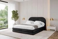 ALTDECOR Polsterbett LERIS (Polsterbett mit Bettkasten und Lattenrost, Boxbett...