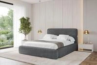 ALTDECOR Polsterbett ENORA (Polsterbett mit Bettkasten und Lattenrost, Boxbett...
