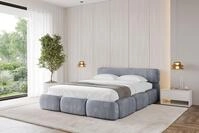 ALTDECOR Polsterbett ELVA-v1 (Polsterbett mit Bettkasten und Lattenrost,...