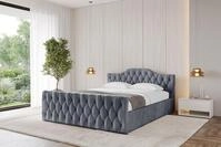ALTDECOR Polsterbett FALIO-Z-v1 (Polsterbett mit Bettkasten und Lattenrost,...