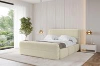 ALTDECOR Polsterbett ELVA-Z (Polsterbett mit Bettkasten und Lattenrost, Boxbett...