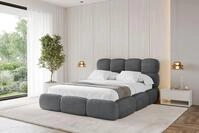 ALTDECOR Polsterbett NOMA (Polsterbett mit Bettkasten und Lattenrost, Boxbett...