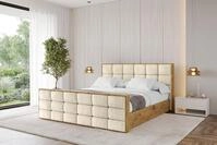 ALTDECOR Polsterbett ENZO2-Z (Polsterbett mit Bettkasten und Lattenrost,...