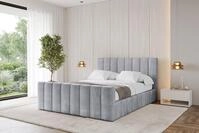 ALTDECOR Polsterbett FINO-Z (Polsterbett mit Bettkasten und Lattenrost, Boxbett...