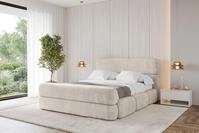 ALTDECOR Polsterbett ELVA-Z (Polsterbett mit Bettkasten und Lattenrost, Boxbett...