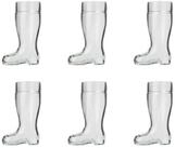 ich-zapfe Bierglas Biergl&auml;ser, Bierstiefel 6er Set - 0,25 Liter