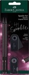 Faber-Castell Bleistift Faber Castell Bleistiftset Sparkle 2 Bleist B Rad+Sp...