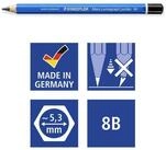 STAEDTLER Bleistift STAEDTLER Bleistift Mars Lumograph jumbo, H&auml;rtegrad: 8B