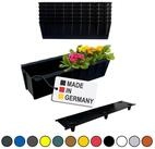 BURI Blumenkasten Europaletten Blumenkasten Anthrazit 6 St&uuml;ck zum Einlassen