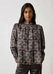 bonprix Tunika aus Cupro und Seide, mit seidig-weicher Haptik, Loose Fit braun...