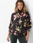 Brax Klassische Bluse Style VIC Flowerprint: Bluse aus reiner Viskose