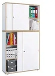 VCM Aktenschrank Arbeitszimmer Salia B. 100 x T. 37 x H. 183 cm Aktenschrank...