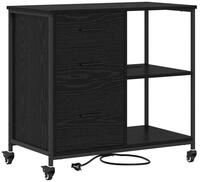 vidaXL Schranksystem Schrank mit Ladestation 76 x 41 x 72 cm Holzwerkstoff...