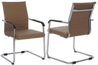 MCW Besucherstuhl MCW-Q85 (Set), Bodenschonende Kunststoffgleiter sch&uuml;tzen den