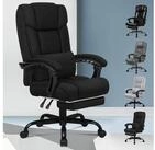 LuxusKollektion Chefsessel Ergonomischer B&uuml;rostuhl mit Fu&szlig;st&uuml;tze hoher
