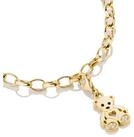 THOMAS SABO Charm-Einh&auml;nger Teddyb&auml;r-Design, Zirkonia, Einh&auml;nger f&uuml;r