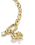 THOMAS SABO Kettenanh&auml;nger Vergoldeter Elefanten Charm-Anh&auml;nger mit Zirkonia (Set)