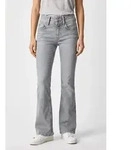 Pepe Jeans 5-Pocket-Jeans FLARE JEANS MW VENUS im Flared Fit grau 26